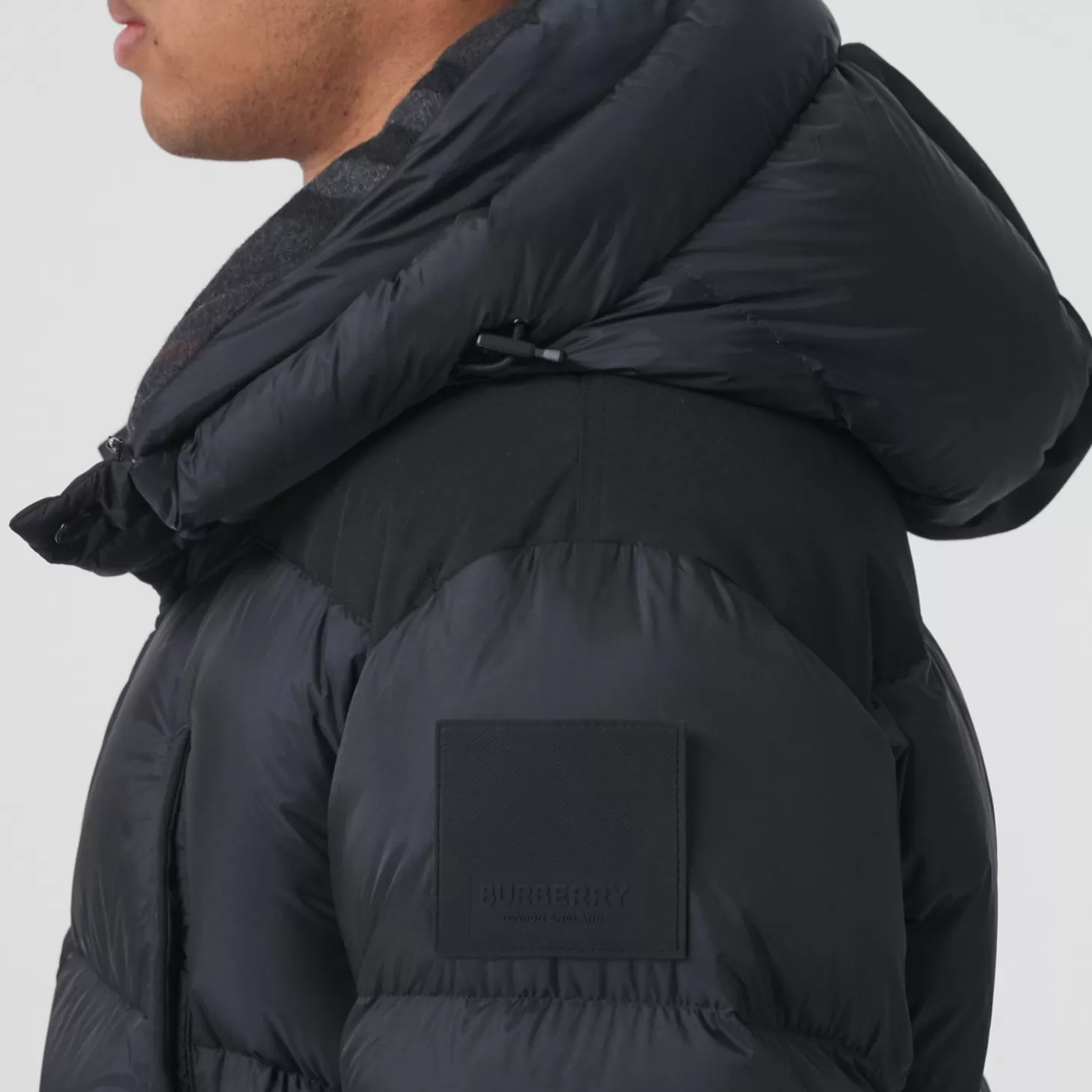 Burberry Logotyp Applikation Nylon Puffer Coat*Män Pufferjackor | Kaffor och jackor