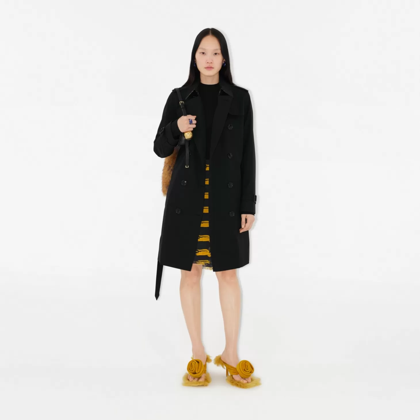 Burberry Mellanlång Kensington Heritage Trench Coat*Kvinnor Kaffor och jackor | Trenchcoats