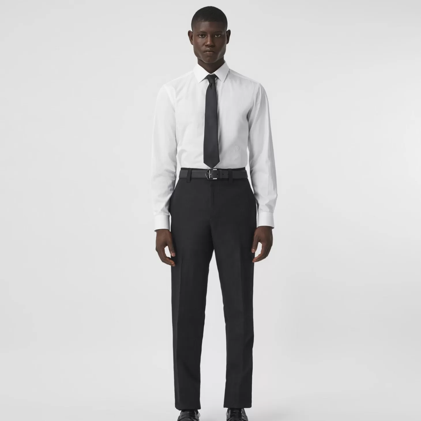 Burberry Monogram Motiv Bomull Slim Fit Skjorta*Män Skjortor | Blazers & Skräddarsy