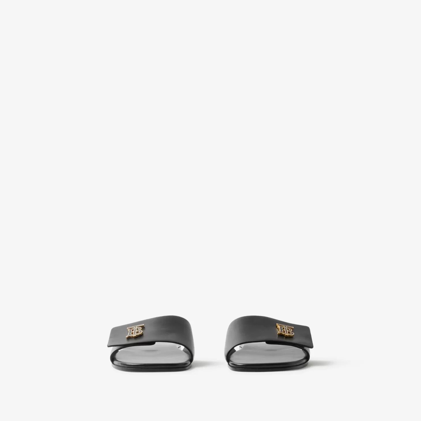 Burberry Monogram Motiv Läder Slides*Kvinnor Sandaler