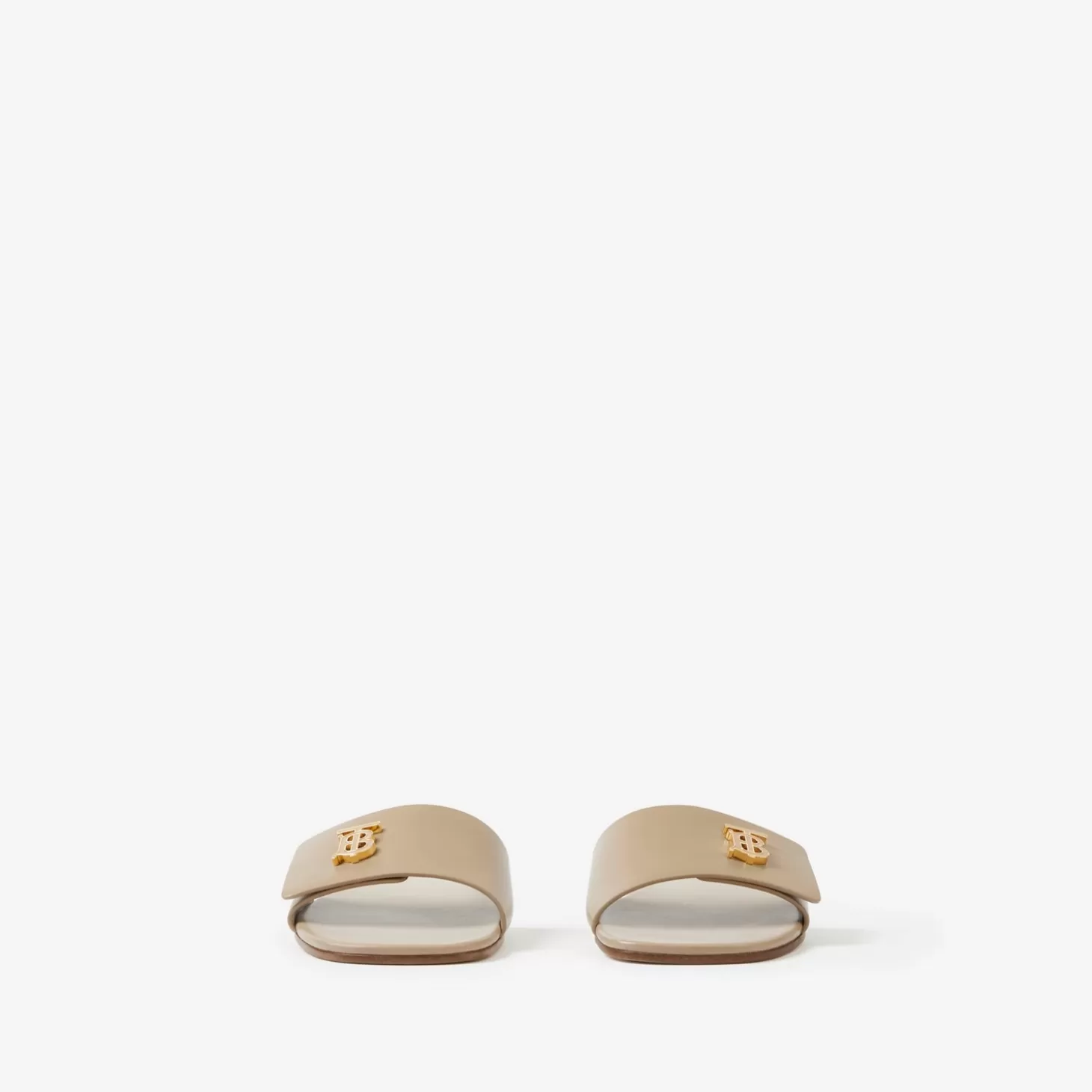 Burberry Monogram Motiv Läder Slides*Kvinnor Sandaler