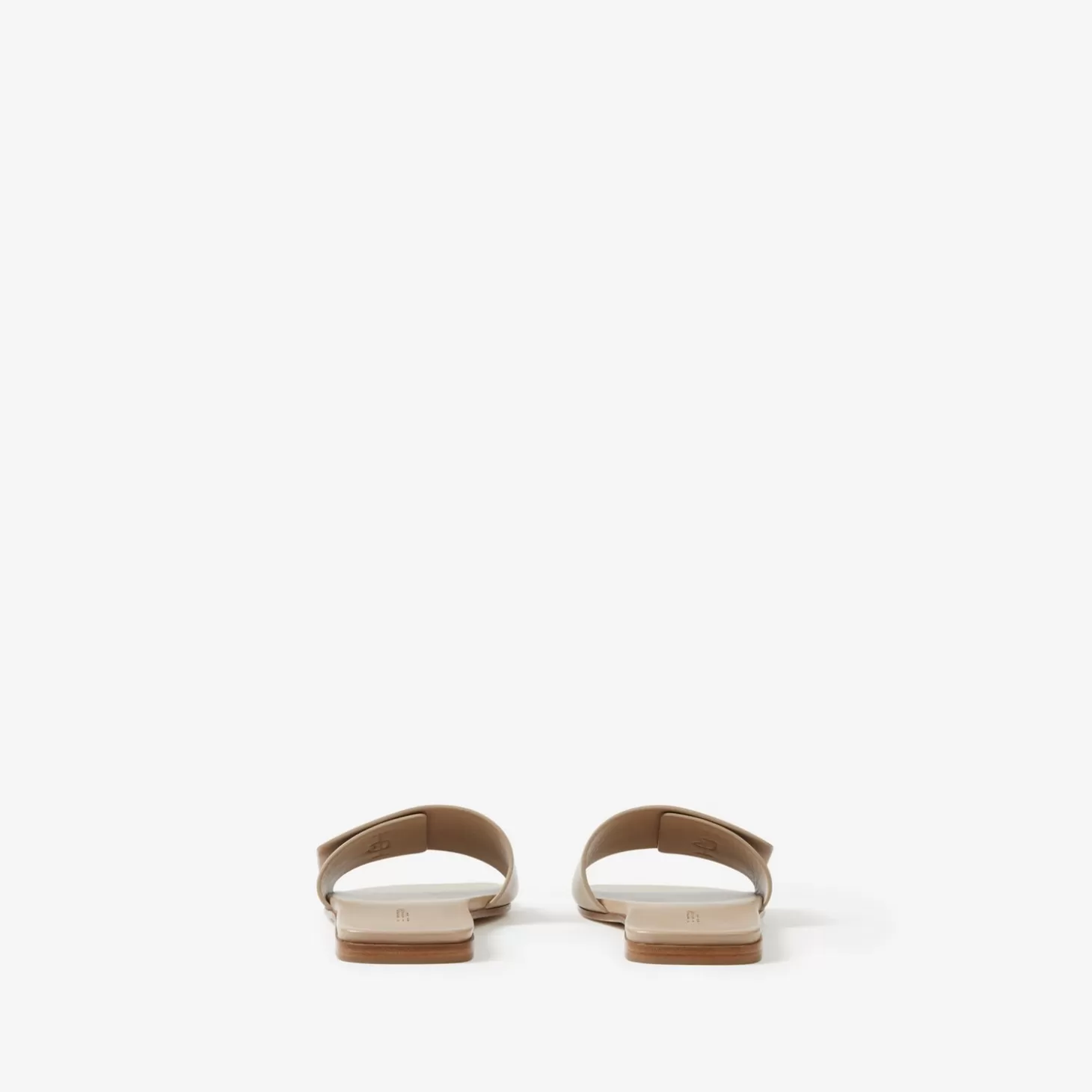 Burberry Monogram Motiv Läder Slides*Kvinnor Sandaler