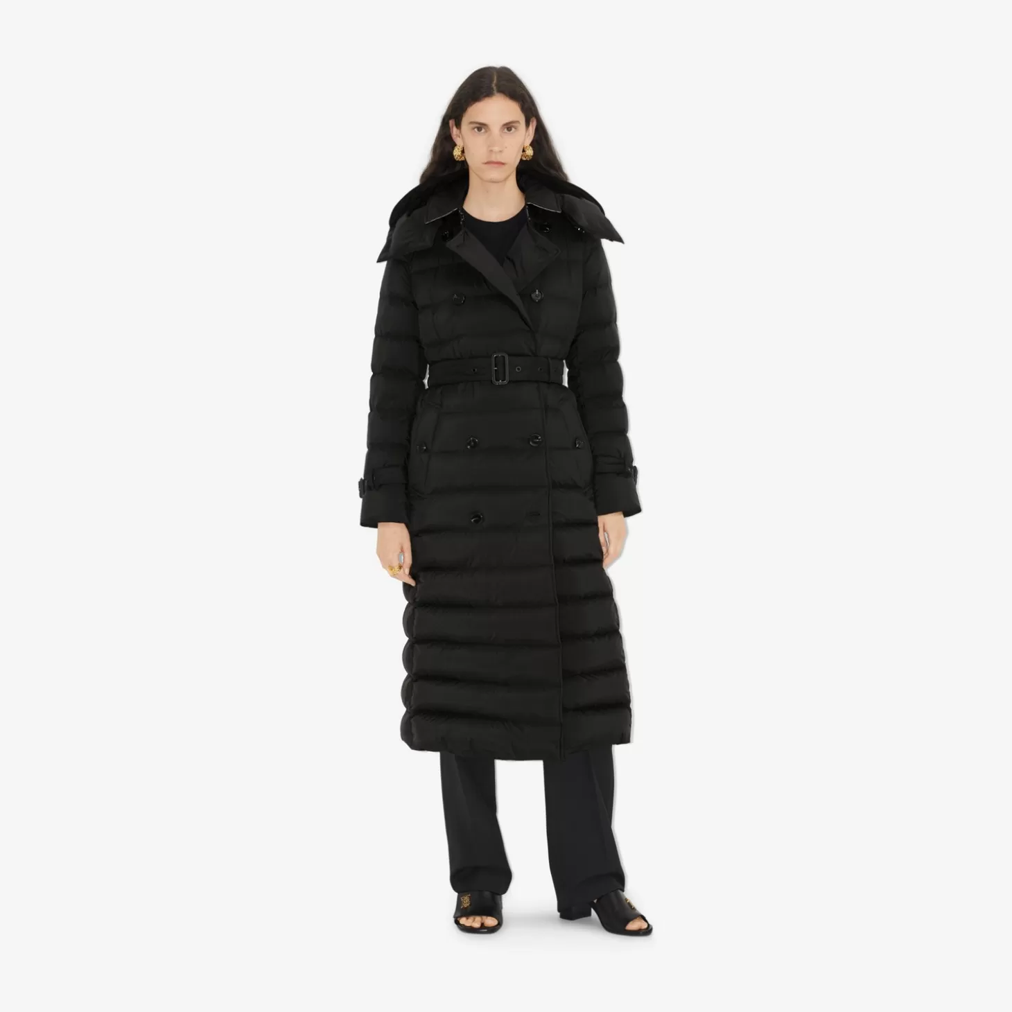 Burberry Nylon Puffer Coat*Kvinnor Pufferjackor | Kaffor och jackor