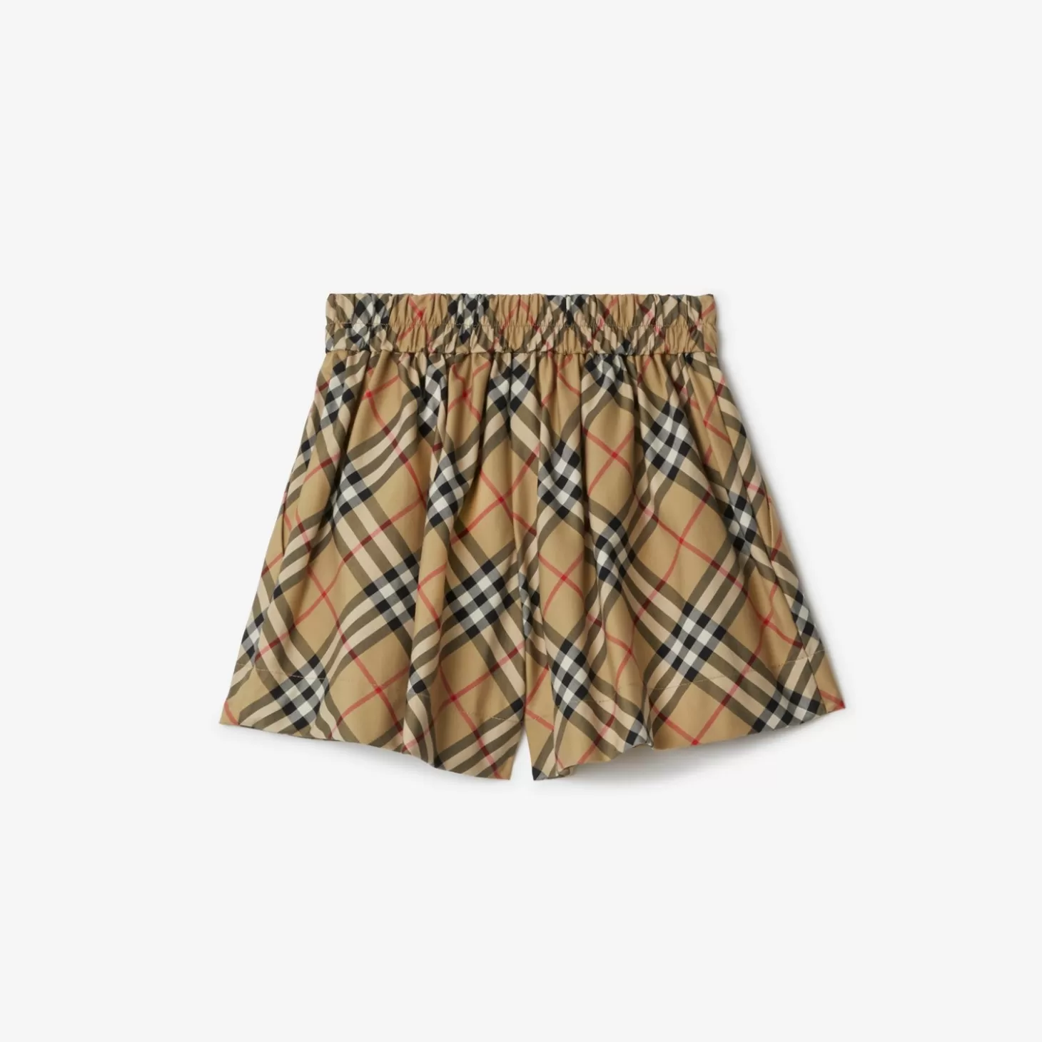 Burberry Rutiga shorts i stretchig bomull*Barn Badkläder | Kjolar och byxor