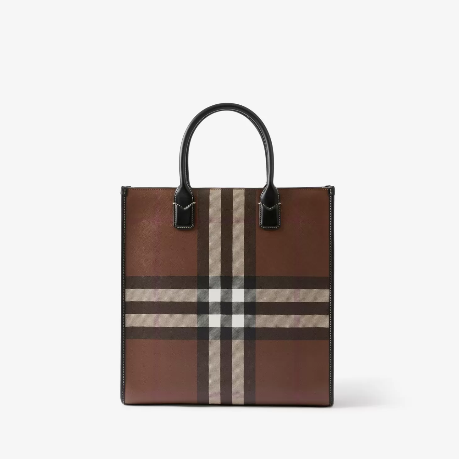 Burberry Smal vertikal Denny Tote*Män Check | Tote