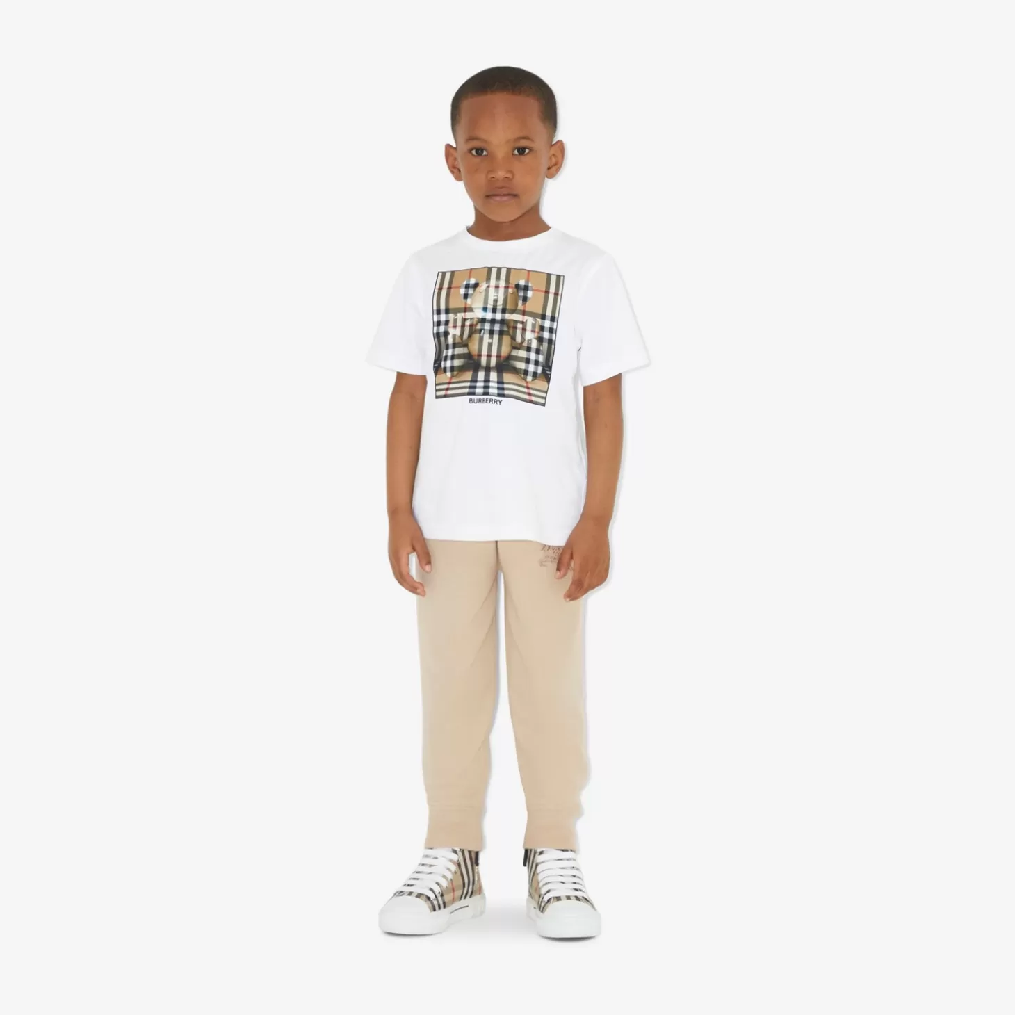 Burberry Thomas Bear T-shirt i bomull*Barn Badkläder | Polos & T-shirts