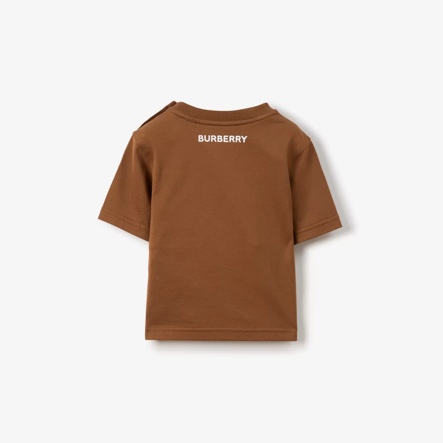 Burberry T-shirt i bomull med rutig panel*Barn Toppar