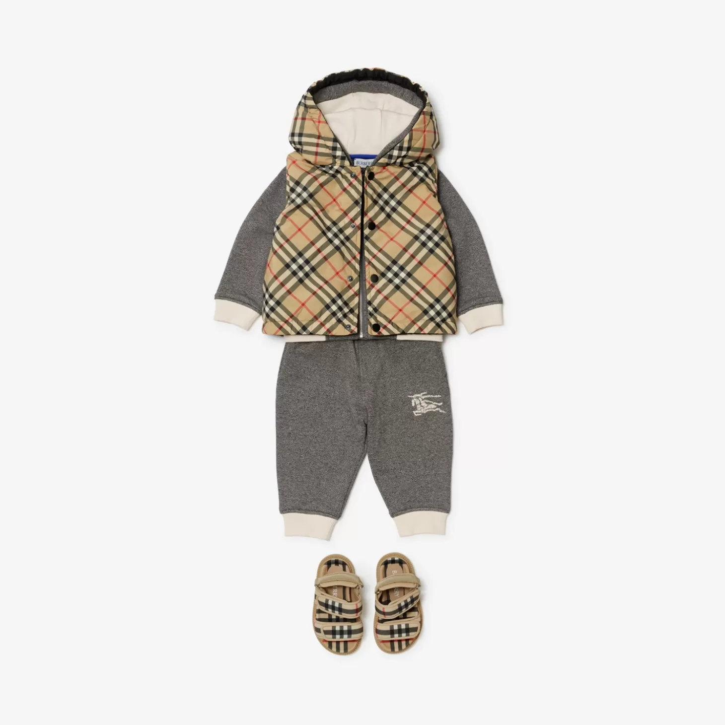 Burberry Vändbar Check Gilet*Barn Bebispresenter | Kaffor och jackor